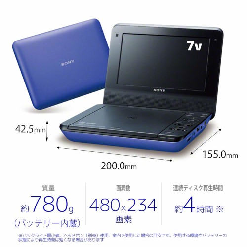 保障できる Sony ポータブルdvdプレーヤー Dvp Fx780 L ブルーレイ Dvdレコーダー プレーヤー Indonesiadevelopmentforum Com