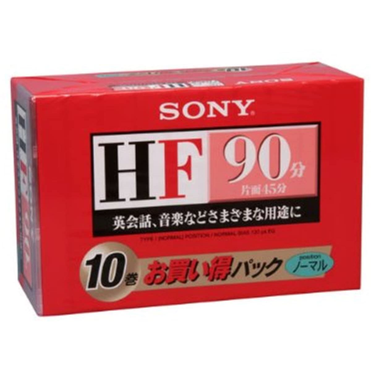 最大66％オフ！ カセットテープ4巻パック SONY 4C-10HFA sushitai.com.mx