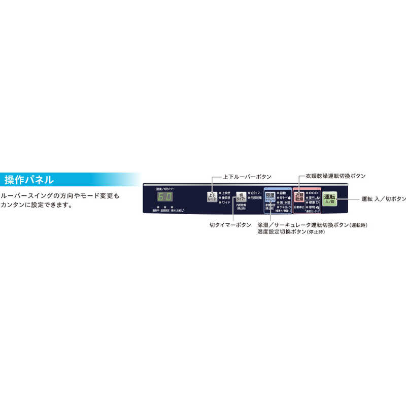 楽天市場】コロナ CORONA 除湿機 Hシリーズ 10L エレガントブルー CD ...