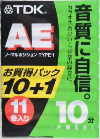 TDKカセットテープ AE 120分11巻パック [AE-120X11G] 61Ormfud-7L._UF350,350_QL50_.jpg