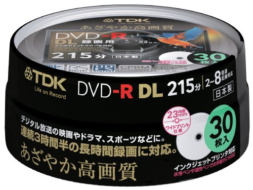 楽天市場】TDK 録画用DVD-R DL DR215DPWB30PS | 価格比較 - 商品価格ナビ