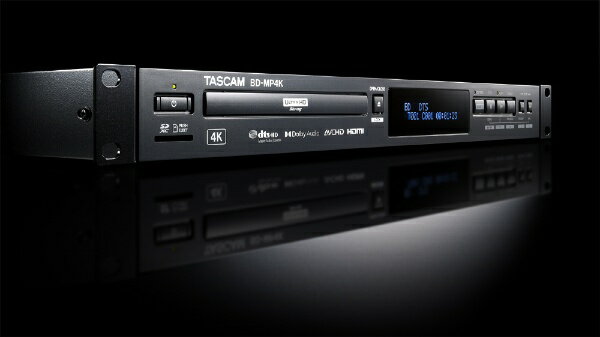TASCAM 4K UHDブルーレイ/マルチメディアプレイヤー BD-MP4K