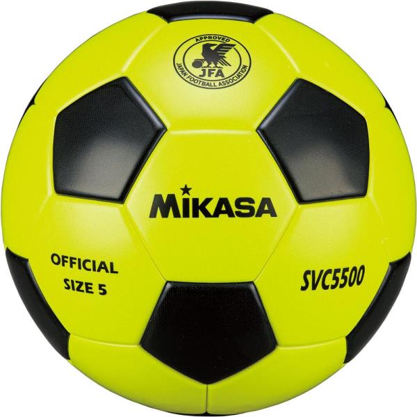 1584円 使い勝手の良い ミカサ サッカーボール 検定球5号 貼り 白黒 SVC5500-WBK