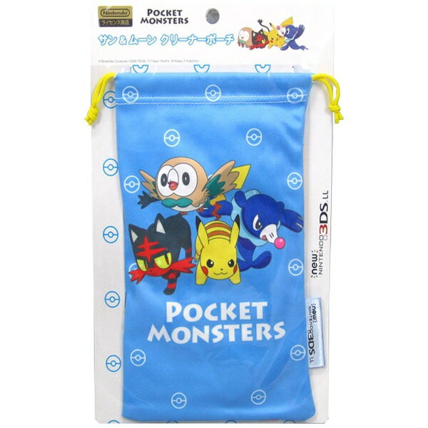 楽天市場 任天堂販売 ポケットモンスター サン ムーン クリーナーポーチ For Newニンテンドー3ds Ll ジェスネット 価格比較 商品価格ナビ