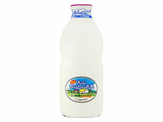 白バラ 特選大山おいしい牛乳ビン 180ml×18本 クール便