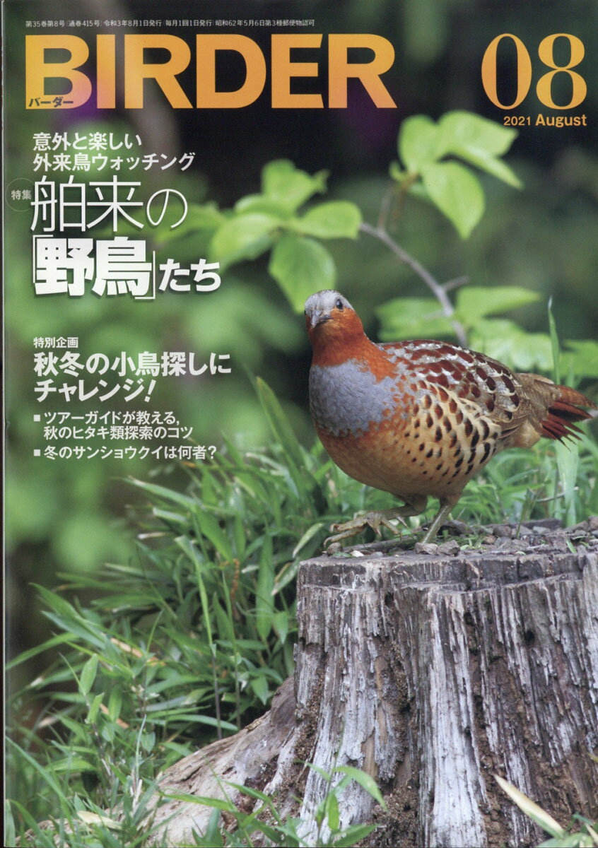 【楽天市場】BIRDER (バーダー) 2021年 08月号 雑誌 /文一総合出版 | 価格比較 - 商品価格ナビ