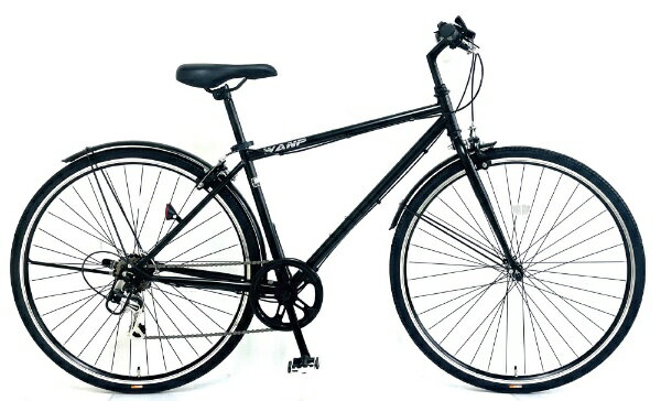サイモト Wanp ワンプ 700C ブラック 自転車 6段 軽量 通学 通勤 WANPⅡ(1).png