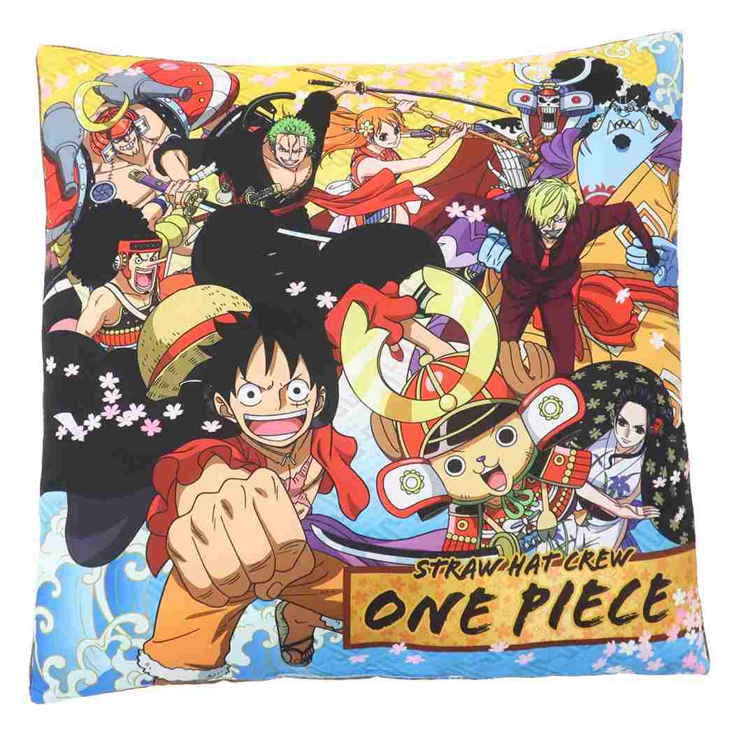 楽天市場 ケイカンパニー 45cm スクエア クッション クッション ワンピース One Piece 麦わらの一味 少年ジャンプ ケイカンパニー インテリア雑貨 アニメ 価格比較 商品価格ナビ