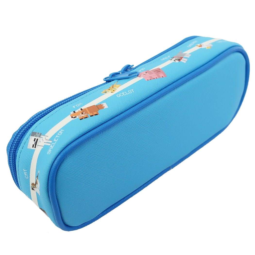 超ポイントアップ祭 ケイmct Bo Bl Minecraft マインクラフト Boxポーチ ブルー マイクラ ブロック ゲーム ビデオゲーム ケース ポーチ ペンケース Materialworldblog Com