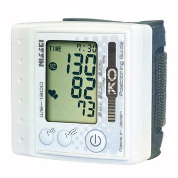【楽天市場】日本精密測器 NISSEI 手首式デジタル血圧計 WS-1300 パールホワイト | 価格比較 - 商品価格ナビ