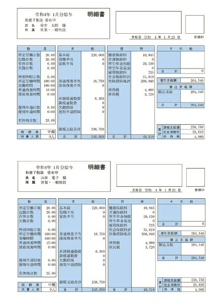 IRT かんたん給与印刷10