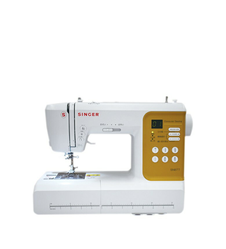 【楽天市場】西日本ミシン販売 シンガー コンピューターミシン SN877 文字縫い機能付き | 価格比較 - 商品価格ナビ