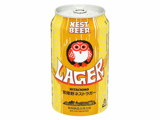 常陸野ネストビール ラガー 缶 350ml