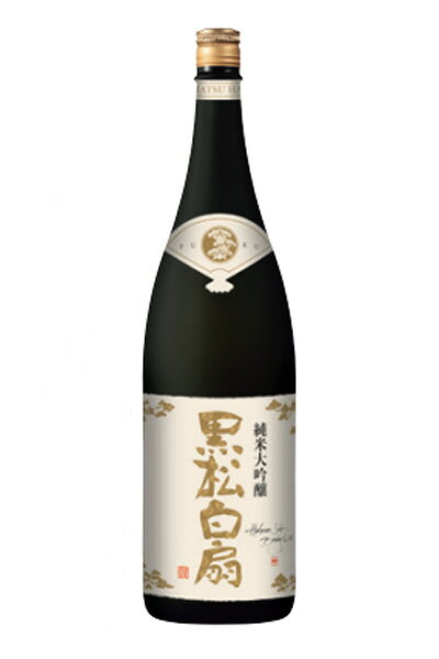 ゆったり柔らか 「最終割引」白扇酒造純米大吟醸酒黒ラベル1.8L 1800ml