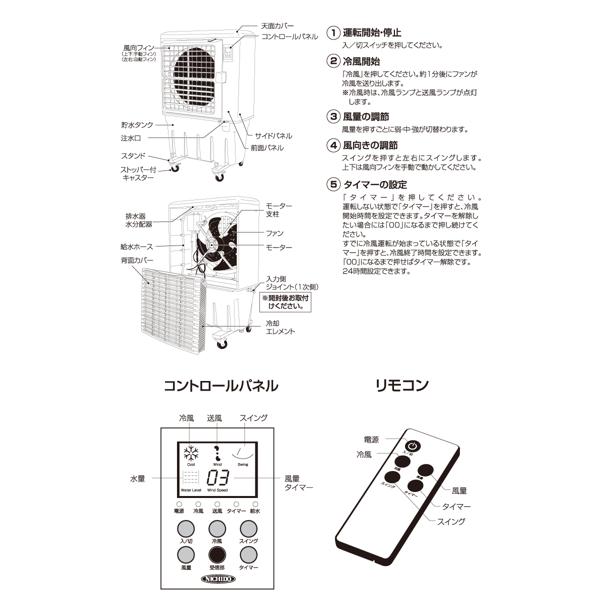 楽天市場】日動工業 日動工業 気化式大型冷風機 クールファン CF-290N | 価格比較 - 商品価格ナビ