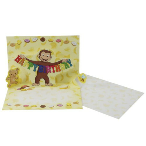 楽天市場 エイトステーション Pop Up バースデーカード グリーティングカード おさるのジョージ Ggc 001 アクティブコーポレーション お誕生祝い プレゼント 絵本通販 価格比較 商品価格ナビ