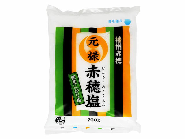 楽天市場】日本海水 赤穂塩 元禄赤穂塩 700g | 価格比較 - 商品価格ナビ