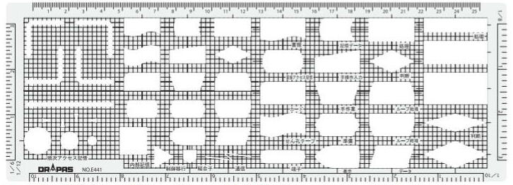 楽天市場 ドラパス ドラパス ドラパステンプレート フローチャート定規 D No 31 E441 価格比較 商品価格ナビ