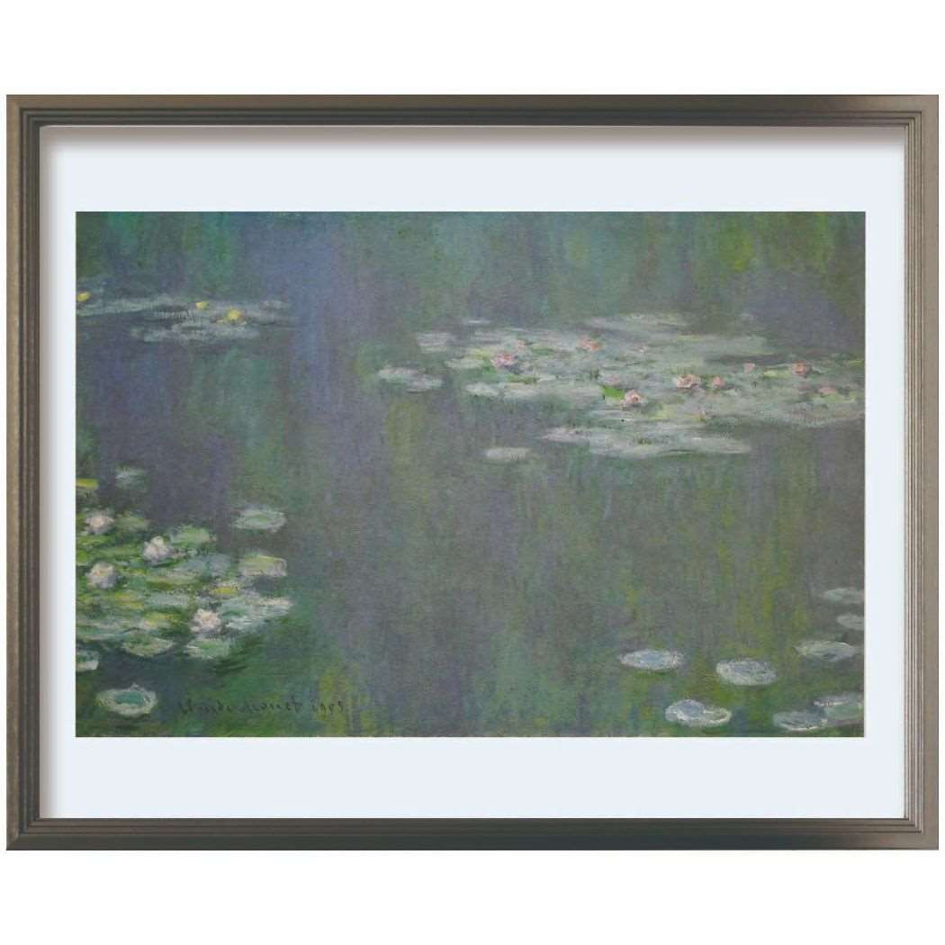 アートポスター Claude Monet The water lily Pond クロード・モネ 美工社 額付き ギフト