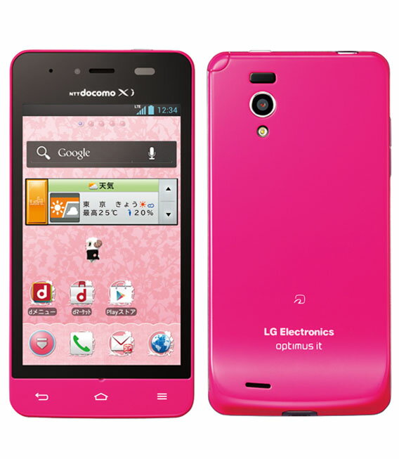 楽天市場】NTTドコモ LG Optimus it L-05D Pink | 価格比較 - 商品価格ナビ
