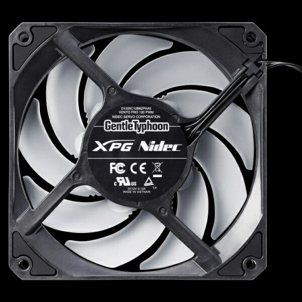 エイデータ｜ADATA ケースファンx3 120mm /2150RPM XPG VENTO PRO 120 PWM ブラック VENTOPRO120PWM-BKCWWX3
