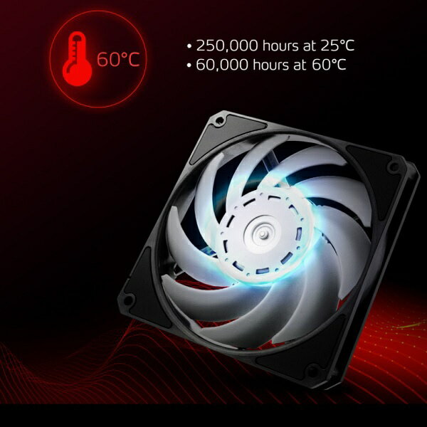 エイデータ｜ADATA ケースファンx3 120mm /2150RPM XPG VENTO PRO 120 PWM ブラック VENTOPRO120PWM-BKCWWX3
