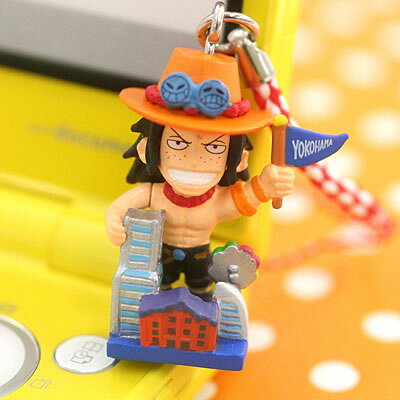 楽天市場 エイチ エヌ アンド アソシエイツ 横浜限定 横浜ベイone Piece ワンピース 根付けストラップエース Opd 価格比較 商品価格ナビ