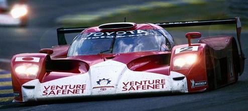 ダイキャストモデル 1/43 トヨタ GT-One(#2) 1999 ルマン(hpi)