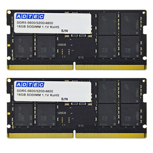 楽天市場】アドテック アドテック ADS5600D-H16GW DDR5-5600 UDIMM 8GB