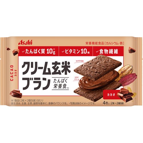 楽天市場 アサヒグループ食品 アサヒ クリーム玄米ブラン カカオ 72g 価格比較 商品価格ナビ