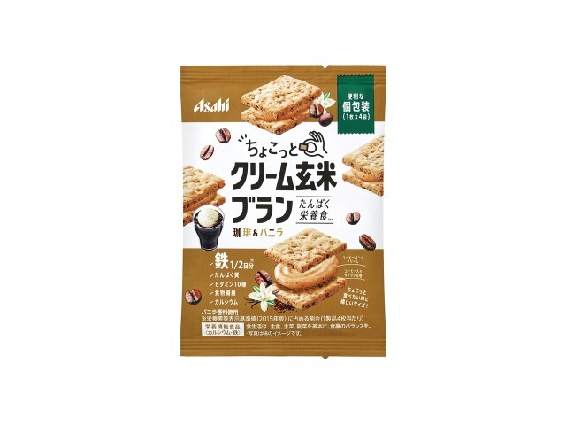 楽天市場 アサヒグループ食品 アサヒ ちょこっとクリーム玄米ブラン 珈琲 バニラ 36g 価格比較 商品価格ナビ