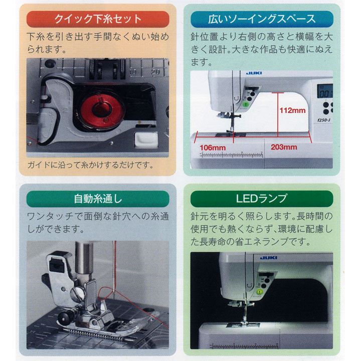 JUKI コンピューターミシン f150-J 自動糸調子 - library.iainponorogo