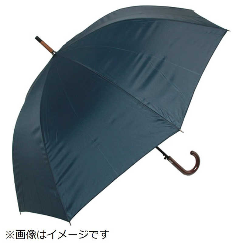 市場 HAU紳士晴雨兼用 ブルー柄 70cm 長傘