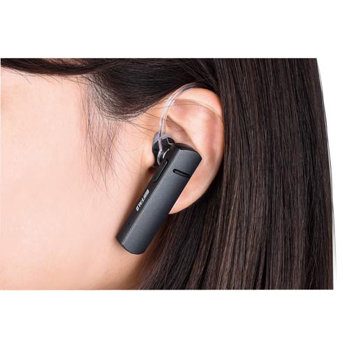 iBUFFALO Bluetooth4.0対応 片耳ヘッドセットBSHSBE200BK