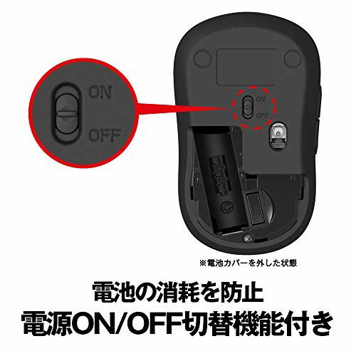 BUFFALO 無線 5ボタン BlueLEDマウス レッド BSMBW315RD