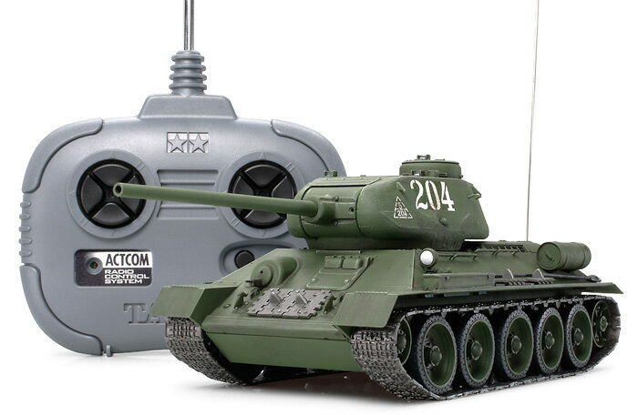 楽天市場】タミヤ 1/35 電動RC組立キット ソビエト中戦車 T-34-85 専用