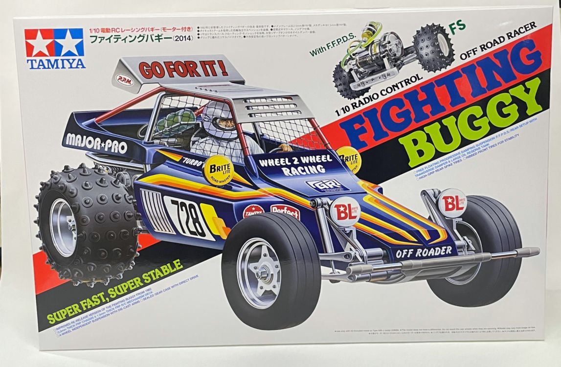 楽天市場】タミヤ 1/10 RC限定 ファイティングバギー 2014 タミヤ