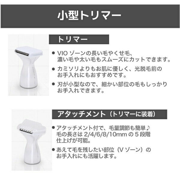 ロゼンスター 水洗いVIOシェーバー コンパクト女優ミラー付 VIO-076(1台)