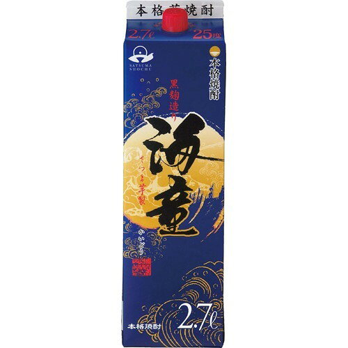 【楽天市場】〓田酒造 海童 芋焼酎 25度 パック(2700ml) 価格比較