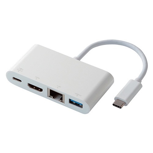 【楽天市場】エレコム エレコム USB Type-C接続ドッキングステーション PD対応 ホワイト DST-C02WH(1コ入) | 価格比較