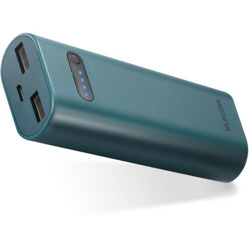 楽天市場 エレコム エレコム モバイルバッテリー 6400mah 大容量 小型 ブルー De M01l 6400bu 1個 価格比較 商品価格ナビ