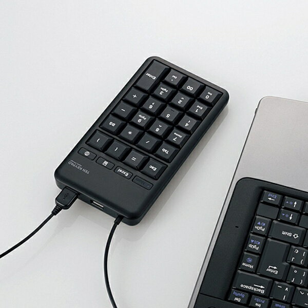 ELECOM ホットキー付きUSB テンキーパッド TK-TCM015BK