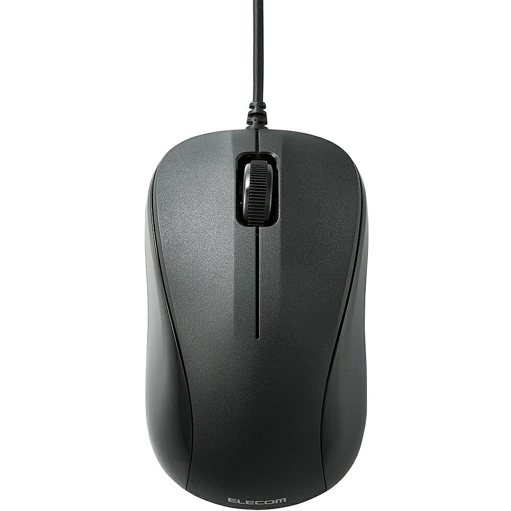 エレコム マウス 有線 3ボタン 光学式 Sサイズ 小型 EU RoHS指令準拠 M-K5URBK／RS(1個)