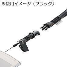 エレコム 携帯用ストラップ 落下防止クリップ付き ブラック MPA-ST03BK(1コ入)