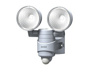 ライテックス センサーライト LED 自動点灯 防雨 シルバー LED-AC314(1台)