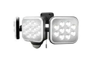 ムサシ RITEX LED-AC3042 LEDセンサーライト・フリーアーム式 100v 14w×3灯