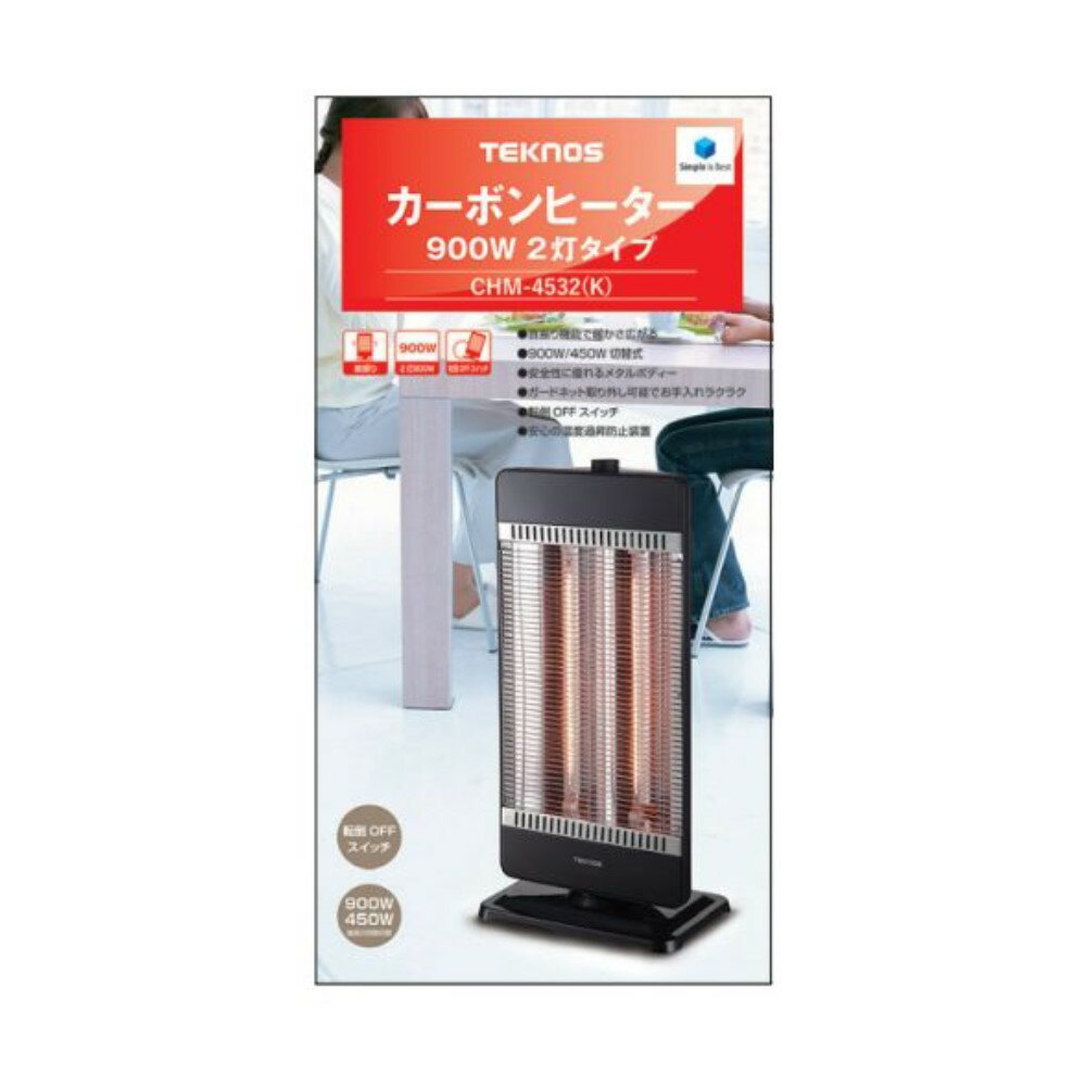 TEKNOS カーボンヒーター CHM-4532 (K)