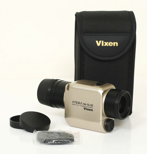 新品】 Vixen 単眼鏡 防振単眼鏡 ATERA H6-12×25 シャンパンゴールド 11492-4 