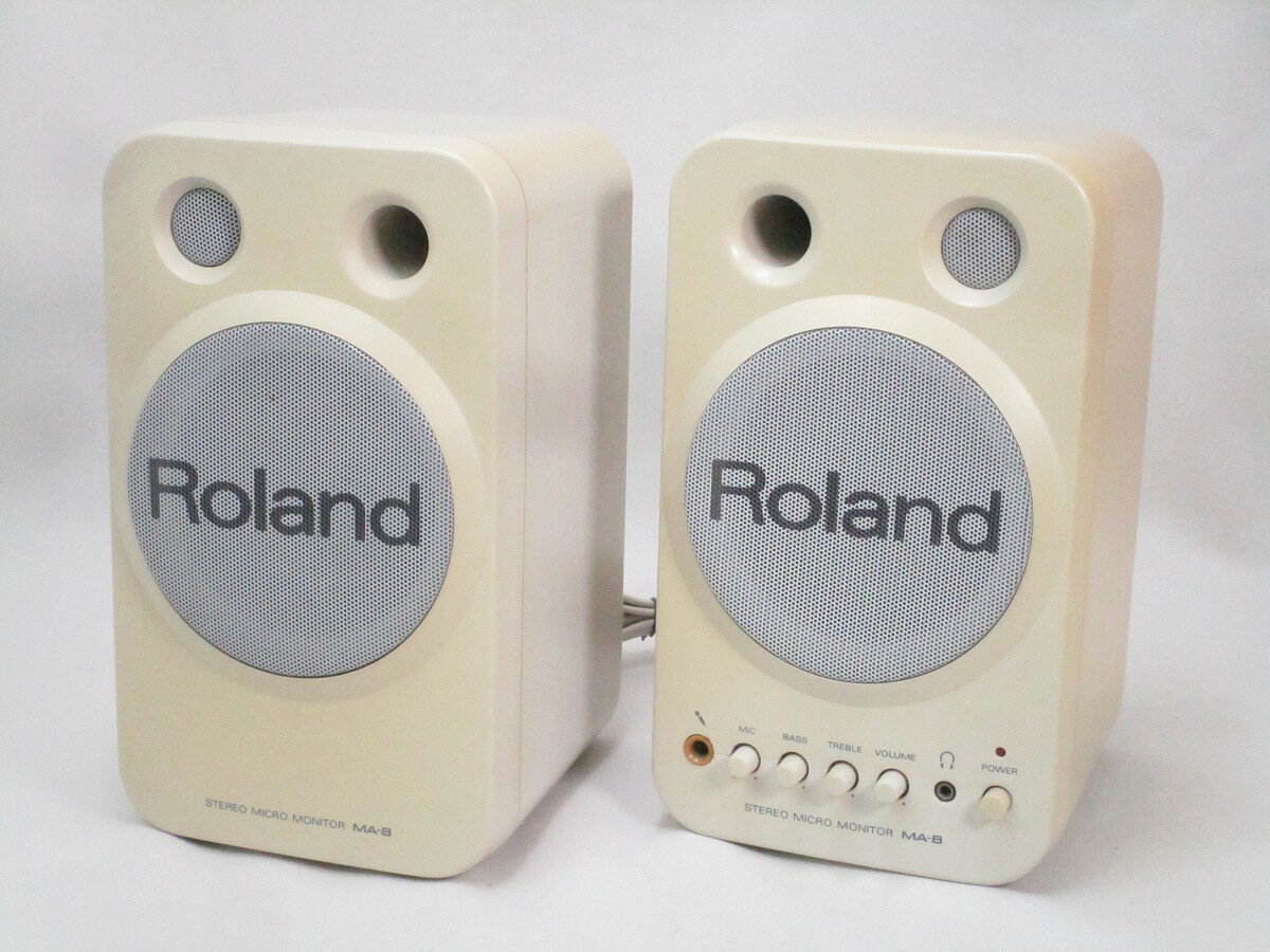 Roland ローランド アンプ内蔵スピーカー MA-8 モニタースピーカー Roland MA-8 ローランド モニタースピーカー - メルカリ