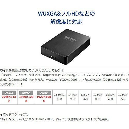 I・O DATA グラフィックアダプター USB-RGB3/H